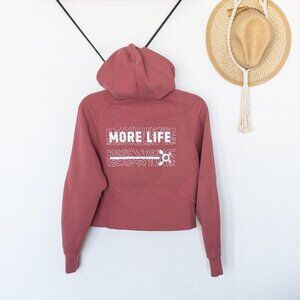 Lululemon x Orangetheory OTF // Rose Pink Zip-Up Hoodie - Thumbhole Cuffs - XS/S